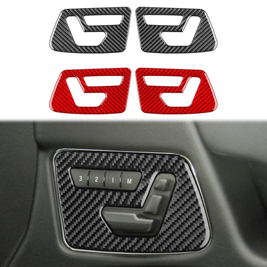 For Mercedes-Benz G-Class W463 2pcs /Set Seat Adjustment Sticker(Black) - Car Interior Mouldings by buy2fix | Online Shopping UK | buy2fix