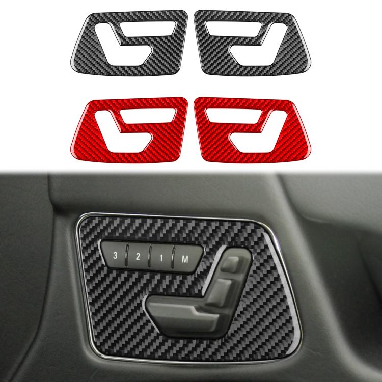 For Mercedes-Benz G-Class W463 2pcs /Set Seat Adjustment Sticker(Red) - Car Interior Mouldings by buy2fix | Online Shopping UK | buy2fix