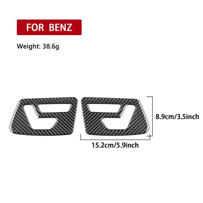 For Mercedes-Benz G-Class W463 2pcs /Set Seat Adjustment Sticker(Black) - Car Interior Mouldings by buy2fix | Online Shopping UK | buy2fix