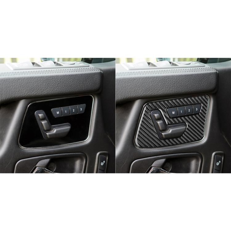 For Mercedes-Benz G-Class W463 2pcs /Set Seat Adjustment Sticker(Black) - Car Interior Mouldings by buy2fix | Online Shopping UK | buy2fix
