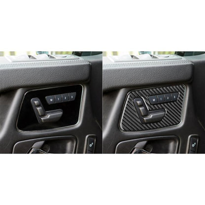 For Mercedes-Benz G-Class W463 2pcs /Set Seat Adjustment Sticker(Black) - Car Interior Mouldings by buy2fix | Online Shopping UK | buy2fix
