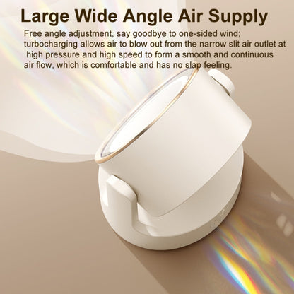 3 In 1 Multifunctional Desktop Fan with LED Light Cosmetic Mirror Rechargeable Oscillating by buy2fix