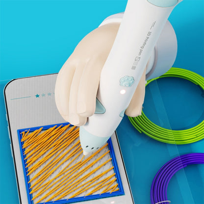 Cat Claw USB Charging Low Temperature 3D Printing Pen Children DIY Graffiti 3D Painting Pen(Mint Green) by buy2fix