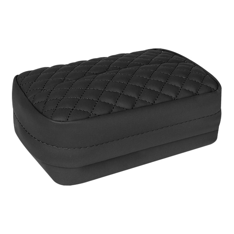 Car Sun Visor Armrest Box Back Hanging Tissue Box(Black) by buy2fix