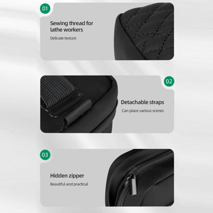 Car Sun Visor Armrest Box Back Hanging Tissue Box(Brown) by buy2fix