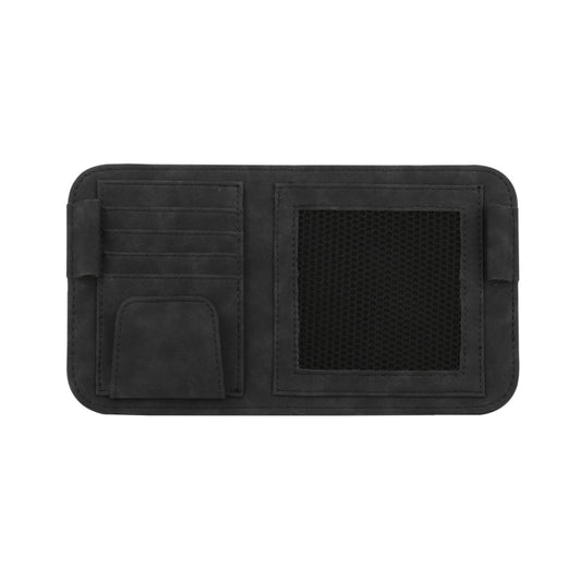 Car Sun Visor Bill Holder Glasses Clip Storage Bag(Black) by buy2fix
