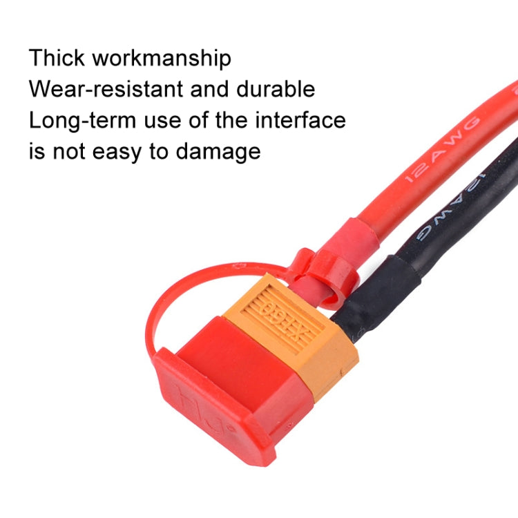 10pcs /Pack XT60 Lithium Battery Plug Protective Cover Plug Dustproof Anti-oxidation Insulation Cover(Yellow+Red) - Others by buy2fix | Online Shopping UK | buy2fix