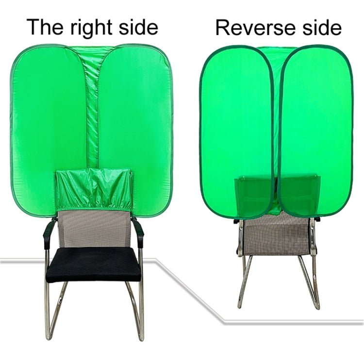 Live E-sports Double-sided Background Cutout Green Screen For Chair(0.42kg) by buy2fix
