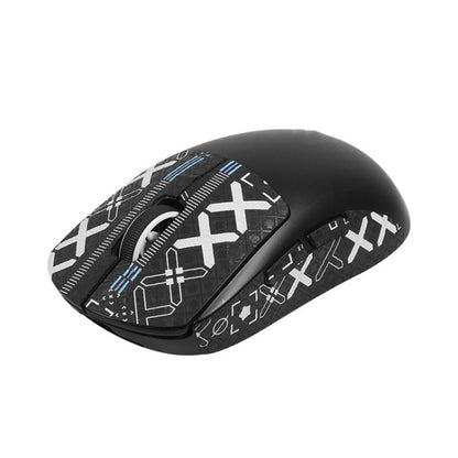 For Logitech GPW 2-Generation Mouse Anti-Slip Stickers Absorb Sweat Paste, Color: Black Print Half Surround by buy2fix