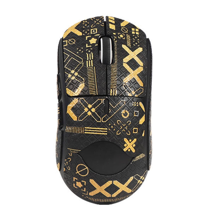 For Logitech GPW 2-Generation Mouse Anti-Slip Stickers Absorb Sweat Paste, Color: Black Gold Fully Surround by buy2fix