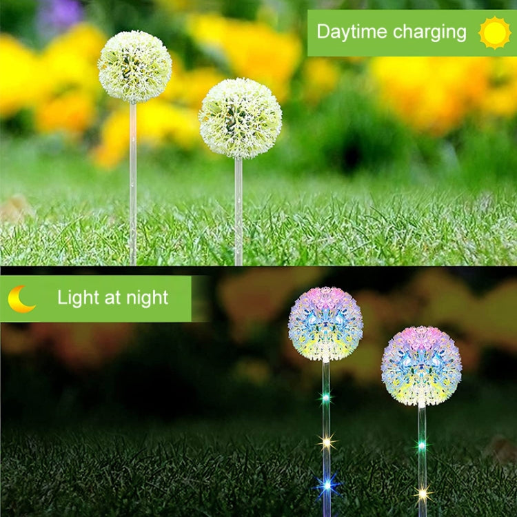 Dandelion Lawn Ground Plug Light Decoration Outdoor Solar LED Garden Lights, Model: Single Head by buy2fix