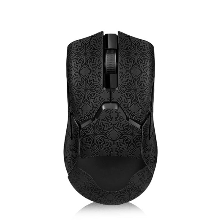 Snowflake Pattern Anti-slip Mouse Stickers For Razer Viper Ultimate Black Full Surround by buy2fix