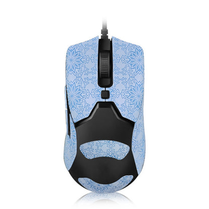 Snowflake Pattern Anti-slip Mouse Stickers For Razer Viper Mini Blue Full Surround by buy2fix