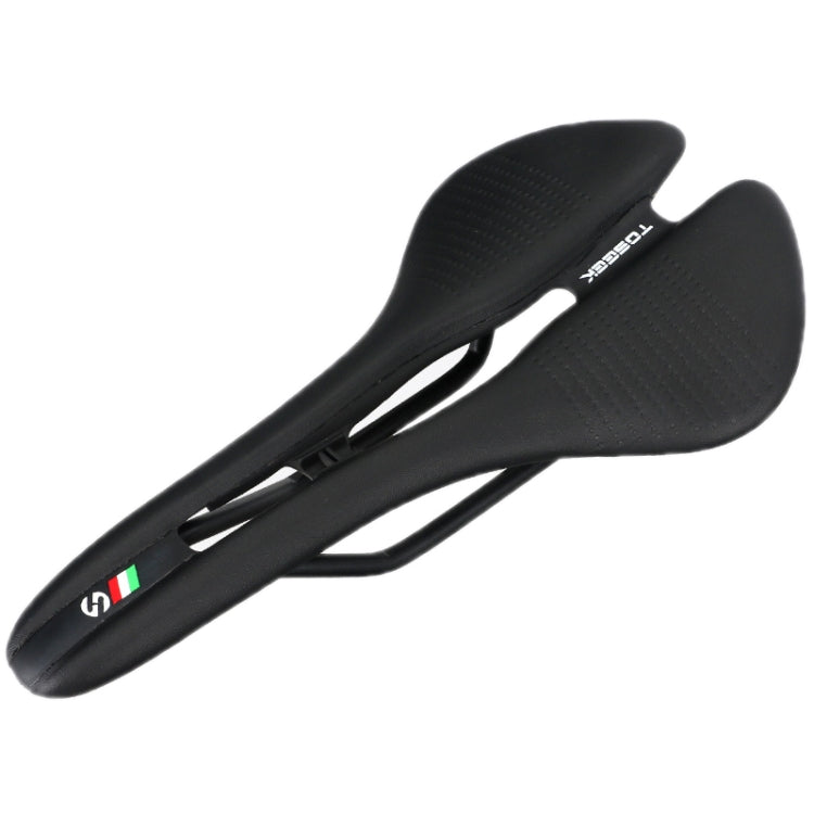 TOSEEK Mountain Bike Saddle Road Bicycle Seat Accessories, Color: Black by TOSEEK