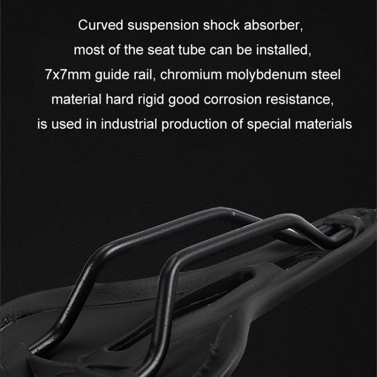TOSEEK Mountain Bike Saddle Road Bicycle Seat Accessories, Color: Black by TOSEEK