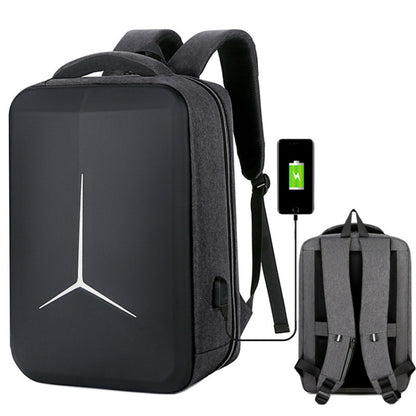 15 inch Multifunctional Waterproof Business Sports Laptop Backpack with USB Port(Dark Gray) by buy2fix