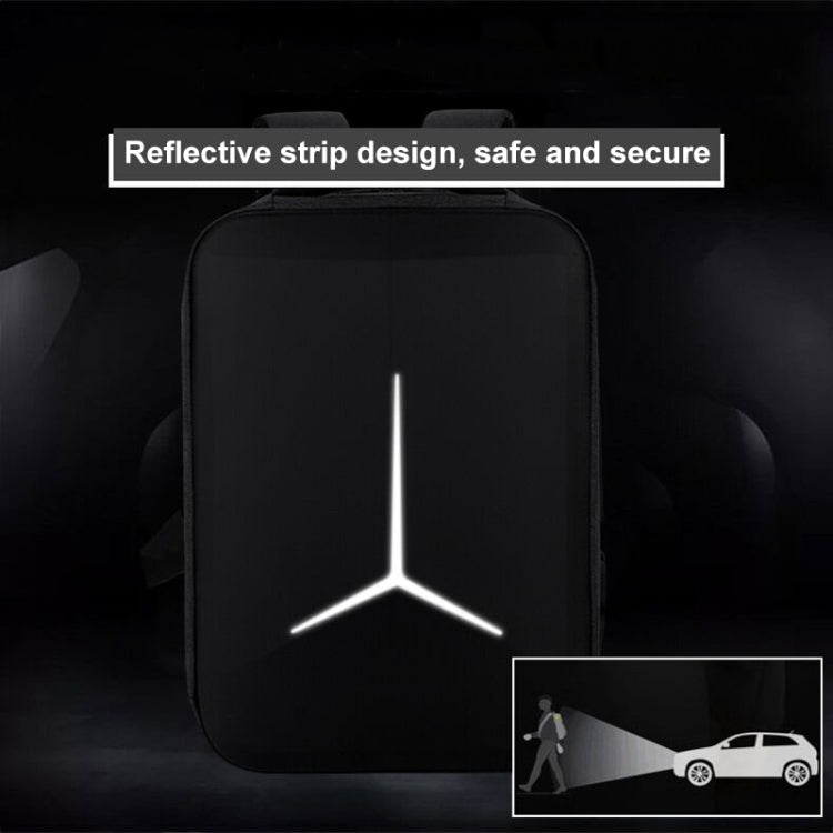 17 inch Multifunctional Waterproof Business Sports Laptop Backpack with USB Port(Pink) by buy2fix