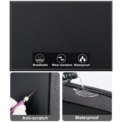 17 inch Multifunctional Waterproof Business Sports Laptop Backpack with USB Port(Dark Gray) by buy2fix