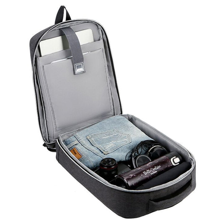 15 inch Large-Capacity Waterproof Business Commuter Laptop Backpack with USB Port(Simplified Pink) by buy2fix