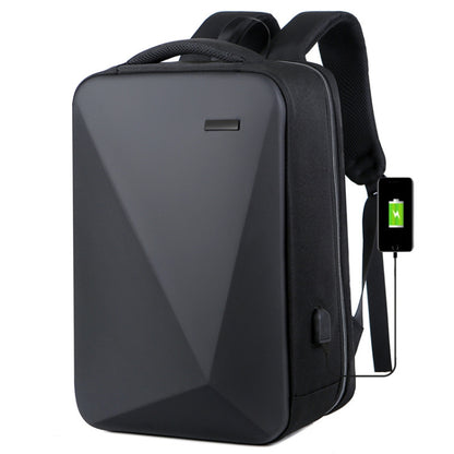 16 inch Large Capacity Password Lock Anti-Theft Laptop Backpack With USB Port(Black) by buy2fix