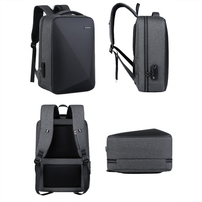 16 inch Large Capacity Password Lock Anti-Theft Laptop Backpack With USB Port(Navy Blue) by buy2fix