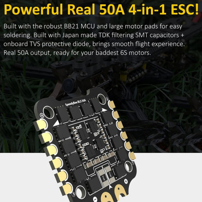 SpeedyBee BLS 50A 4-in-1 ESC 3-6S Lipo Barometer For RC Drone - Flight Controller by buy2fix | Online Shopping UK | buy2fix