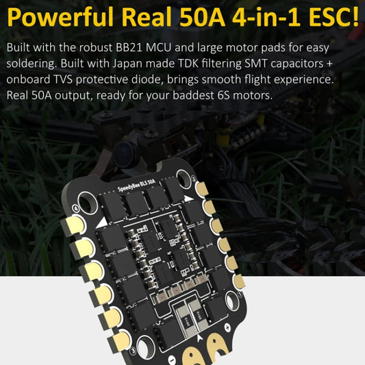 SpeedyBee BLS 50A 4-in-1 ESC 3-6S Lipo Barometer For RC Drone - Flight Controller by buy2fix | Online Shopping UK | buy2fix