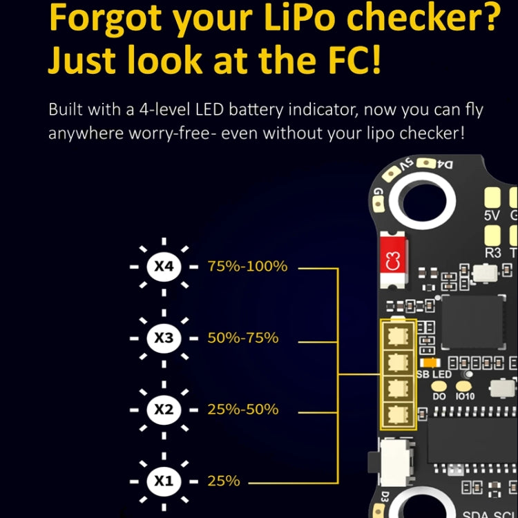 SpeedyBee BLS 50A 4-in-1 ESC 3-6S Lipo Barometer For RC Drone - Flight Controller by buy2fix | Online Shopping UK | buy2fix