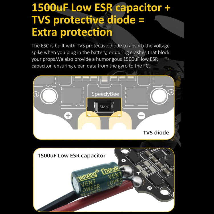 SpeedyBee BLS 50A 4-in-1 ESC 3-6S Lipo Barometer For RC Drone - Flight Controller by buy2fix | Online Shopping UK | buy2fix