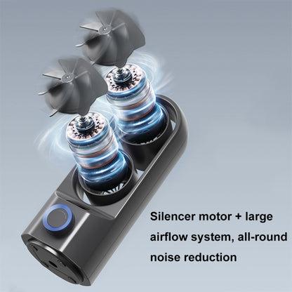 Intelligent Digital Display 100-Speed Stepless Speed Desktop Shaking Head Tower Fan(White) by buy2fix