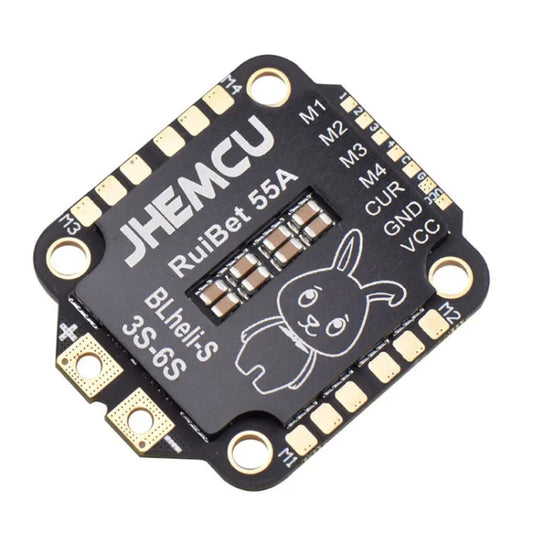 JHEMCU RuiBet  55A  4 In 1 Brushless ESC 3-6S 30.5X30.5 M4 BLHELI_S Dshot600 ESC for RC FPV - Motor & Speed Controller by JHEMCU | Online Shopping UK | buy2fix