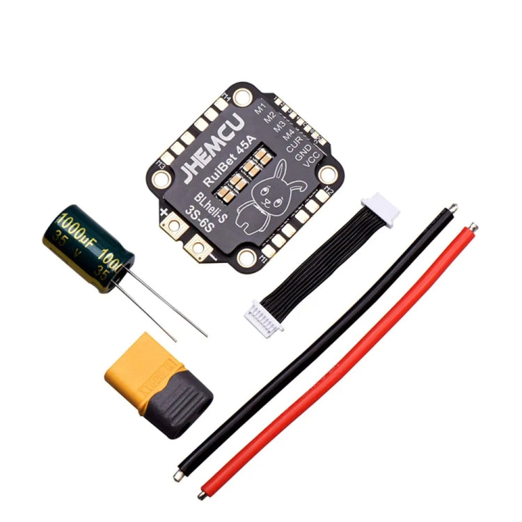 JHEMCU RuiBet  55A  4 In 1 Brushless ESC 3-6S 30.5X30.5 M4 BLHELI_S Dshot600 ESC for RC FPV - Motor & Speed Controller by JHEMCU | Online Shopping UK | buy2fix
