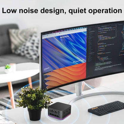 T9 Plus N100 DDR5 16G+1TB UK Plug 12th Alder Lake Dual Gigabit LAN+3 HDMI 4K HD Pocket Mini PC by buy2fix