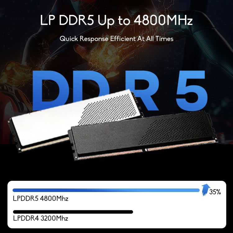 T9 Plus N100 DDR5 8G+128G UK Plug 12th Alder Lake Dual Gigabit LAN+3 HDMI 4K HD Pocket Mini PC by buy2fix