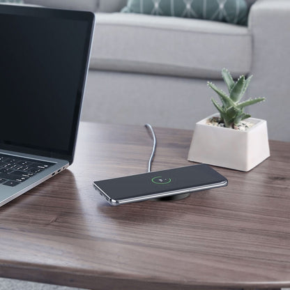 DSW-36B Mobile Phone Wireless Charger Mini 15W Fast Charging Type-C Round QI by buy2fix