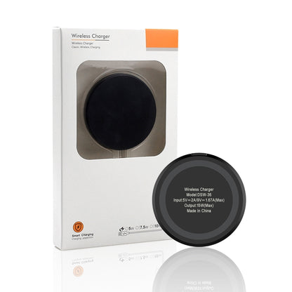 DSW-36B Mobile Phone Wireless Charger Mini 15W Fast Charging Type-C Round QI by buy2fix