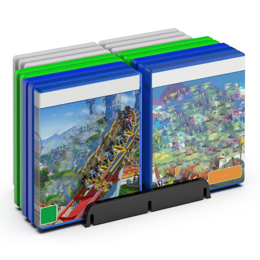 Game Disk Storage Stand Desktop Large Capacity CD Case(Black) - Holder by buy2fix | Online Shopping UK | buy2fix