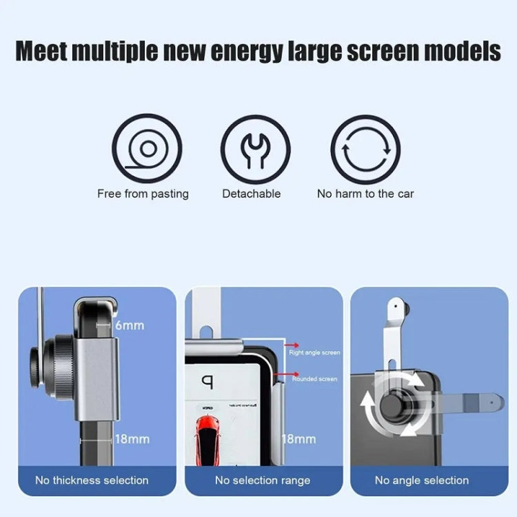 Car Screen Phone Holder Base For Tesla Model 3 And Other Models, Model: Base + Magnetic Stand by buy2fix