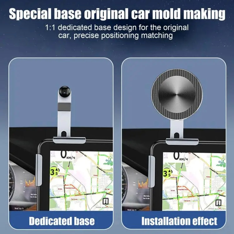 Car Screen Phone Holder Base For Tesla Model 3 And Other Models, Model: Base + Magnetic Stand by buy2fix