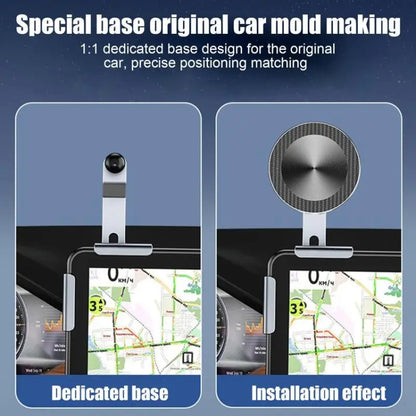 Car Screen Phone Holder Base For Tesla Model 3 And Other Models, Model: Base + Magnetic Stand by buy2fix