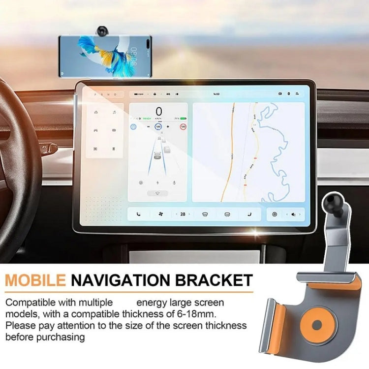 Car Screen Phone Holder Base For Tesla Model 3 And Other Models, Model: Base + Magnetic Stand by buy2fix