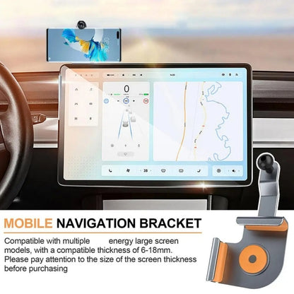 Car Screen Phone Holder Base For Tesla Model 3 And Other Models, Model: Base + Magnetic Stand by buy2fix