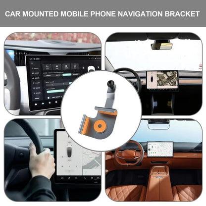Car Screen Phone Holder Base For Tesla Model 3 And Other Models, Model: Base + Magnetic Stand by buy2fix