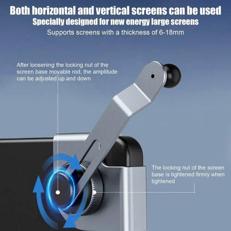 Car Screen Phone Holder Base For Tesla Model 3 And Other Models, Model: Base + Magnetic Stand by buy2fix