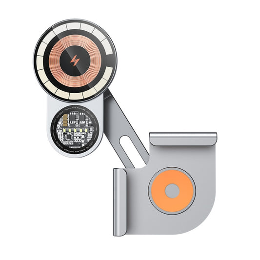 Car Wireless Charging Mobile Phone Holder For Tesla Model 3 and Other Models(Gray) by buy2fix