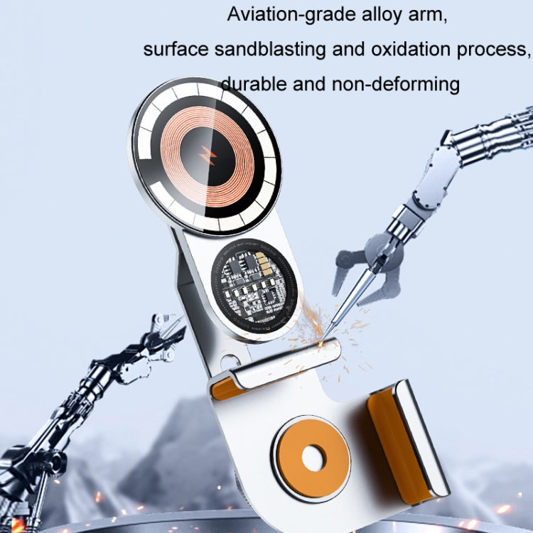 Car Wireless Charging Mobile Phone Holder For Tesla Model 3 and Other Models(Gray) by buy2fix