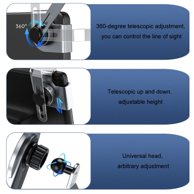 Car Wireless Charging Mobile Phone Holder For Tesla Model 3 and Other Models(Gray) by buy2fix