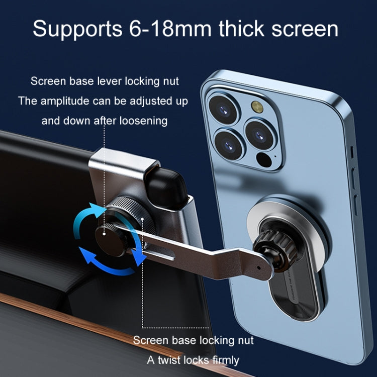 Car Wireless Charging Mobile Phone Holder For Tesla Model 3 and Other Models(Gray) by buy2fix