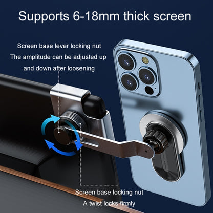 Car Wireless Charging Mobile Phone Holder For Tesla Model 3 and Other Models(Gray) by buy2fix