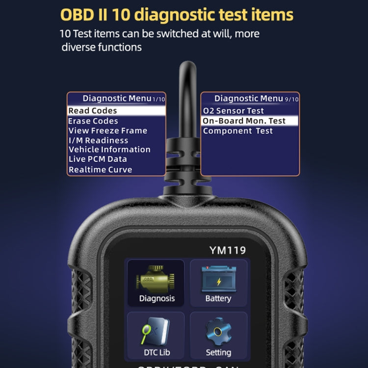 Car Engine Fault Error Code Detection Battery Detector - Code Readers & Scan Tools by buy2fix | Online Shopping UK | buy2fix